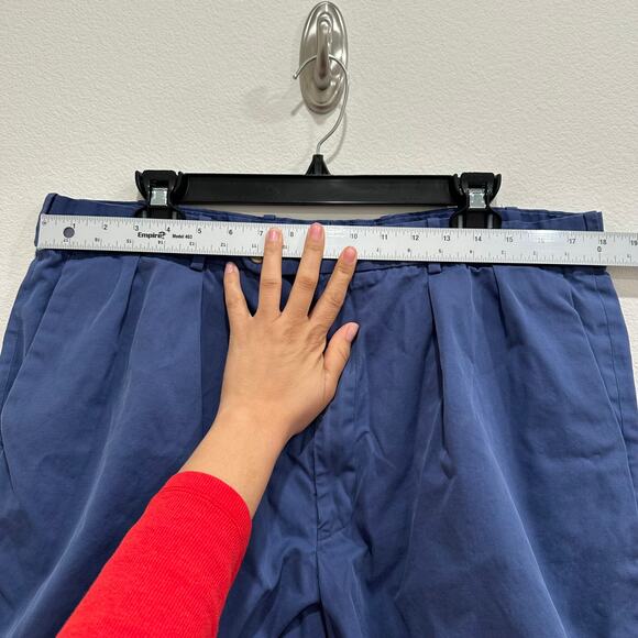 Peter Millar Men's Size 38 Blue 100% Cotton Chino Golf Shorts Casual Preppy - Picture 4 of 7